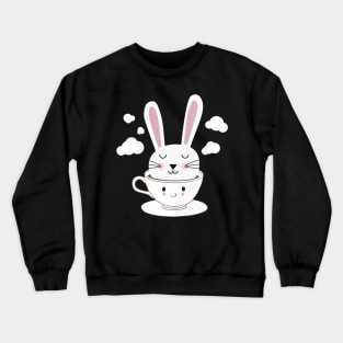 Take a Cup of Bunny Crewneck Sweatshirt